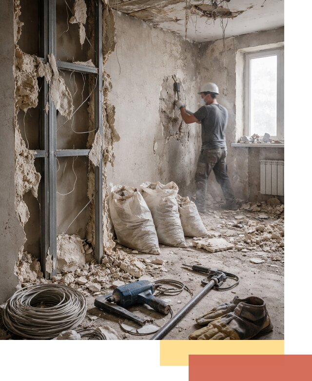 Профессиональный демонтаж зданий и конструкций в Туле