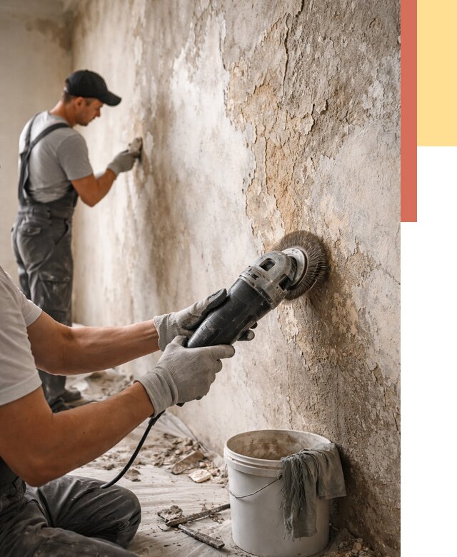 Снятие и удаление краски со стен в Туле от 2135 руб. — ОТДЕЛОЧНИК-Тул