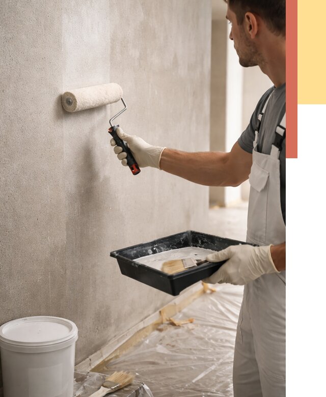 Грунтовка стен в Туле от 2237 руб. м2 — быстро, недорого, с материалом | ОТДЕЛОЧНИК-Тул