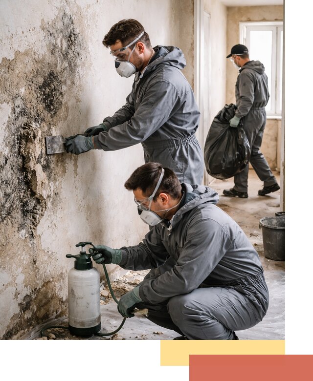 Удаление плесени со стен профессионально в Туле