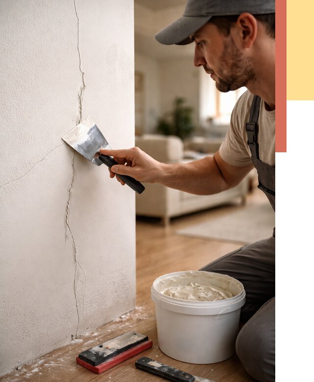 Заделка трещин и сколов в Туле от 2491 руб. — быстро и недорого | ОТДЕЛОЧНИК-Тул