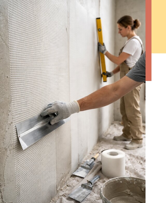 Армирование стен стеклосеткой в Туле от 3254 руб. под ключ | ОТДЕЛОЧНИК-Тул