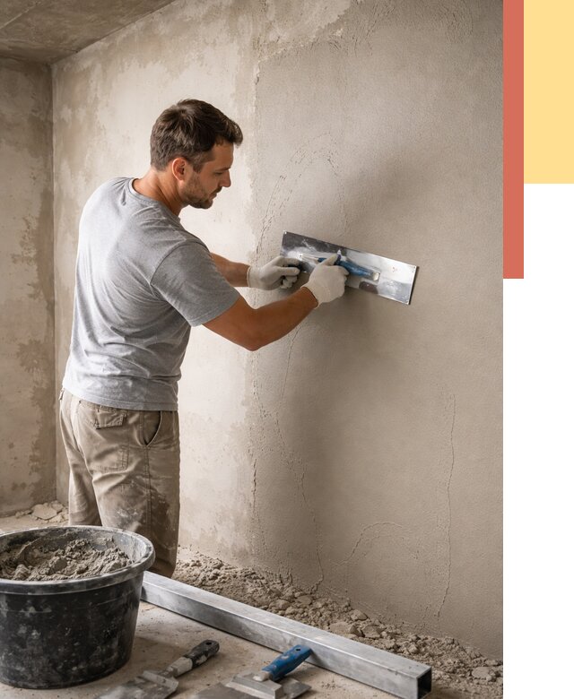 Штукатурка стен без маяков в Туле от 7322 руб/м2 — услуги и цена | ОТДЕЛОЧНИК-Тул