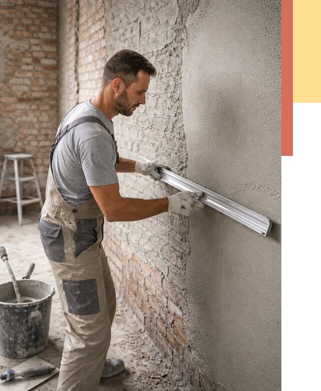 Штукатурка кирпичных стен в Туле от 4576 руб/м2 — быстро и недорого | ОТДЕЛОЧНИК-Тул