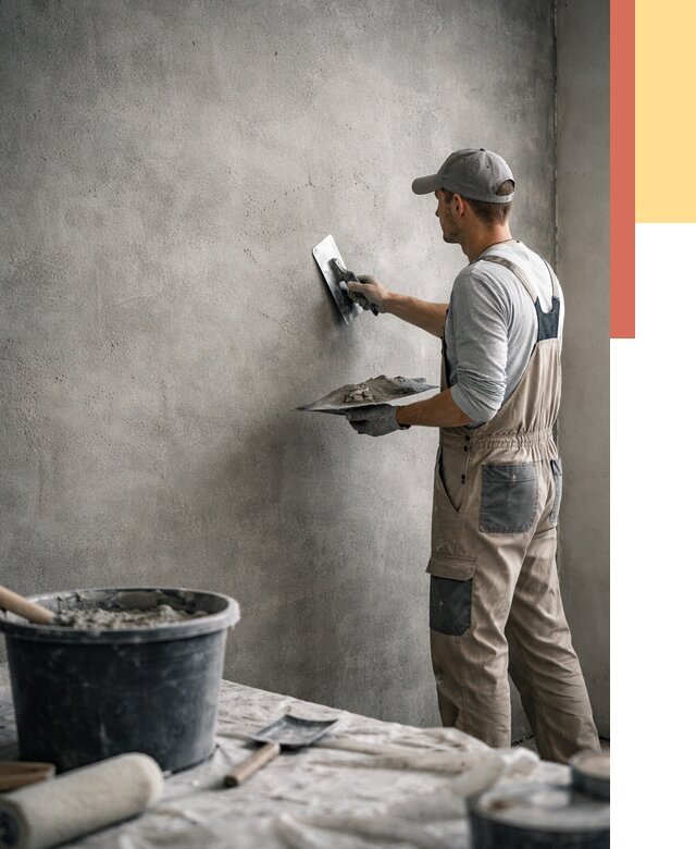 Декоративная штукатурка под бетон в Туле от 2542 руб./м² — нанесение под ключ | ОТДЕЛОЧНИК-Тул