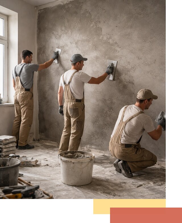 Декоративная штукатурка под бетон в Туле для стен и потолков