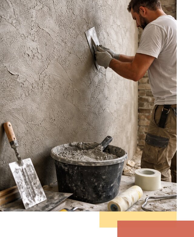 Декоративная штукатурка лофт в Туле — отделка стен и потолков