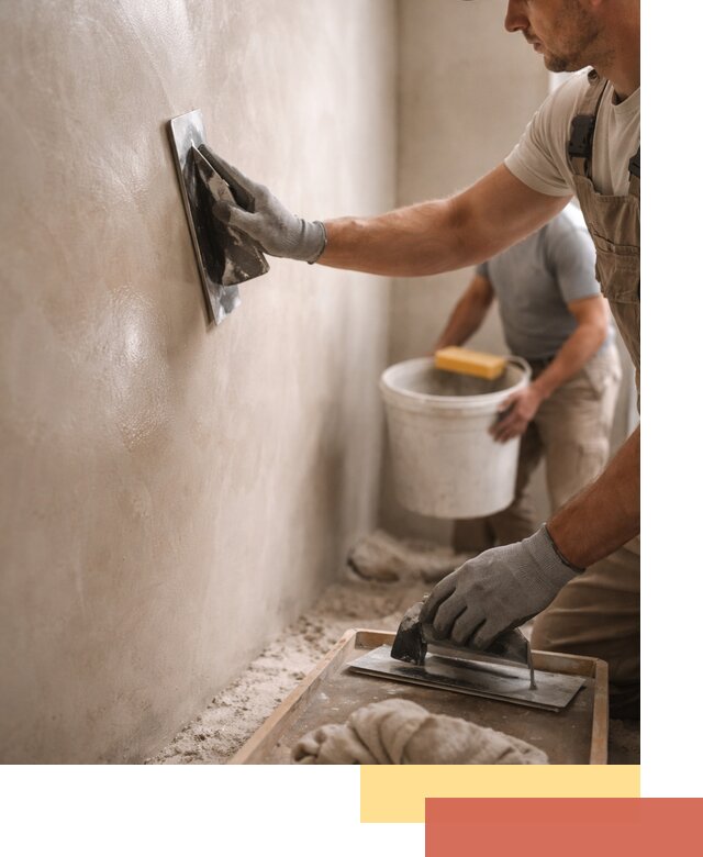 Нанесение марокканской штукатурки таделакт в Туле