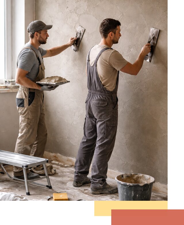 Ремонт декоративной штукатурки и восстановление фактуры в Туле