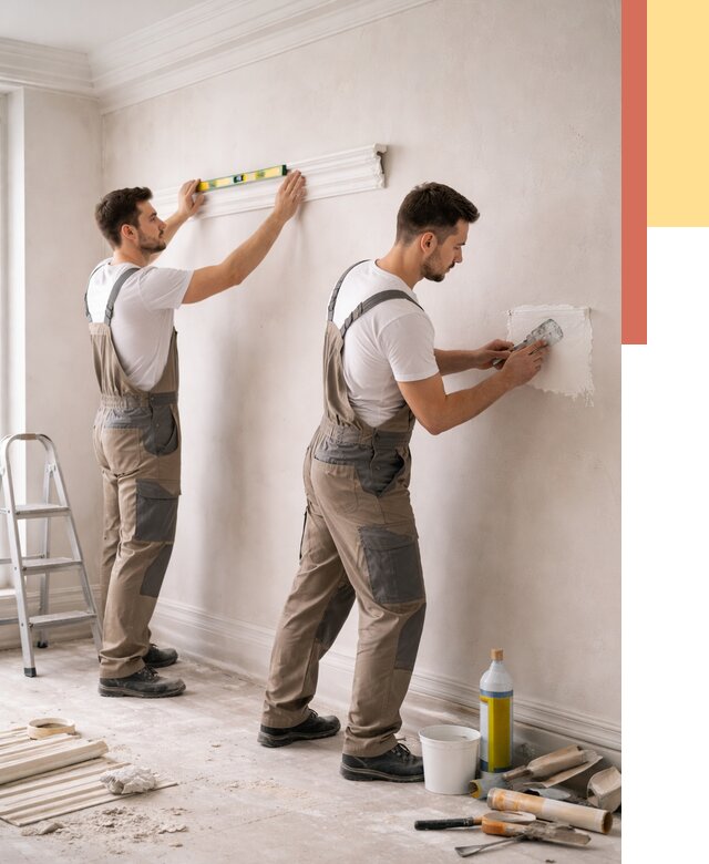 Монтаж лепнины на стены в Туле от 4576 руб. — недорого, быстро | ОТДЕЛОЧНИК-Тул