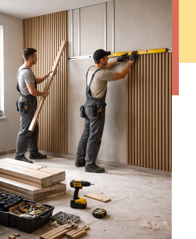 Монтаж реечных панелей на стены в Туле от 1220 руб. — быстро и недорого | ОТДЕЛОЧНИК-Тул