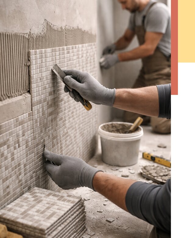 Облицовка стен мозаикой в Туле от 3254 руб/м2 — укладка мозаики на стены | ОТДЕЛОЧНИК-Тул