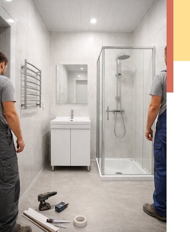 Отделка ванной комнаты панелями ПВХ в Туле от 4576 руб. за м2 | ОТДЕЛОЧНИК-Тул