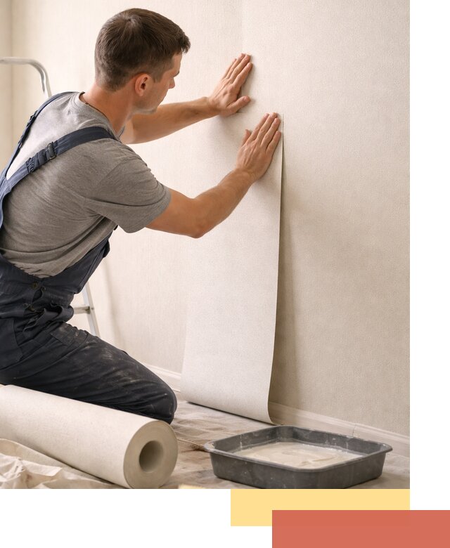 Поклейка флизелиновых обоев в Туле качественно и быстро