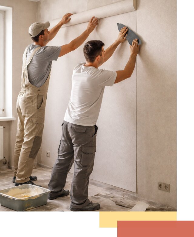 Поклейка виниловых обоев в Туле профессионально и качественно