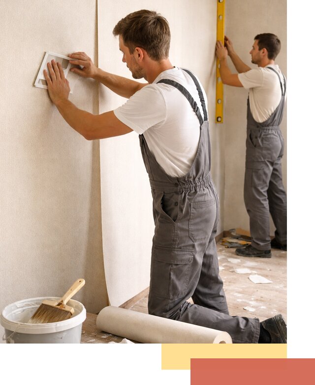 Поклейка бумажных обоев в Туле качественно и недорого