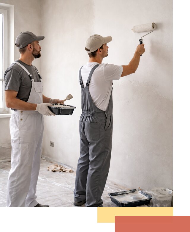 Покраска стен водоэмульсионной краской в Туле