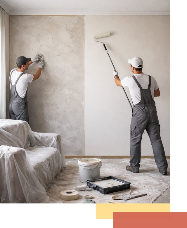 Покраска стен антивандальной краской в Туле