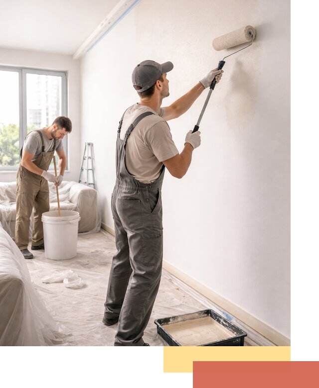 Покраска стен в офисе в Туле — быстрый и качественный ремонт