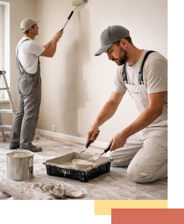 Покраска стен в квартире в Туле — профессионально и аккуратно