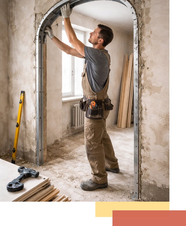 Устройство арочного проема в Туле под ключ