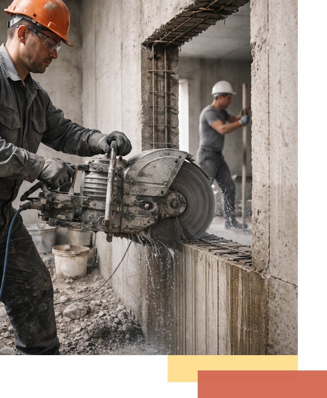 Алмазная резка проемов в Туле быстро и точно