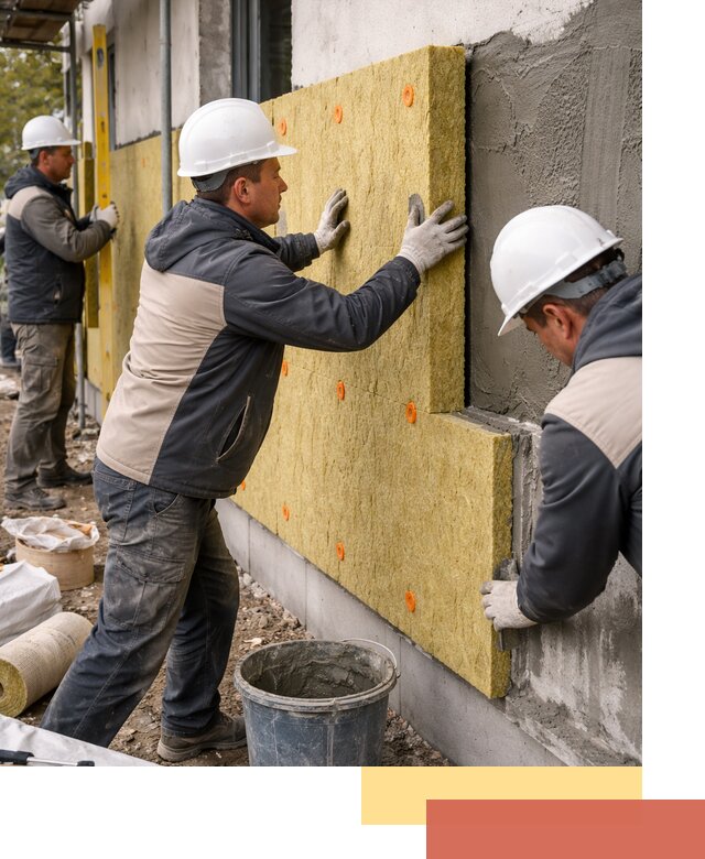 Утепление стен минватой в Туле — тепло и звукоизоляция