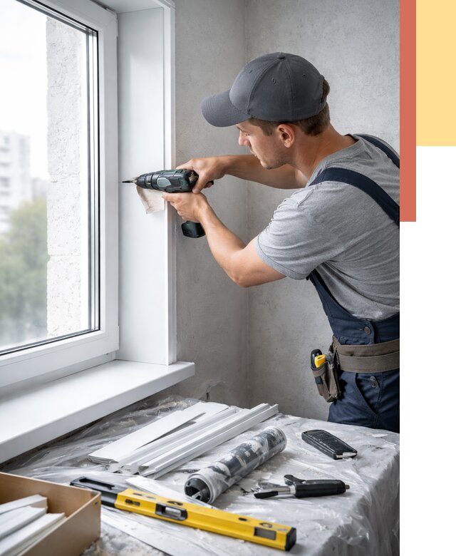 Установка пластиковых откосов в Туле от 2288 руб. | ОТДЕЛОЧНИК-Тул монтаж, быстро и недорого