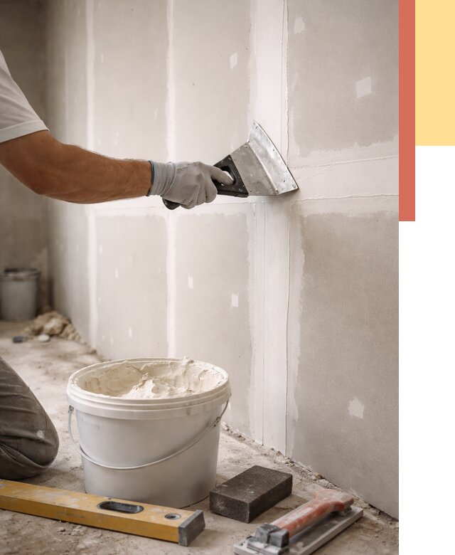 Шпаклевка перегородок из гипсокартона в Туле от 2542 руб. — услуги ОТДЕЛОЧНИК-Тул