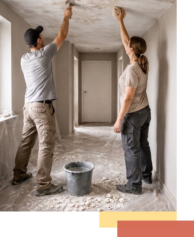 Удаление побелки с потолка в Туле — быстро и аккуратно