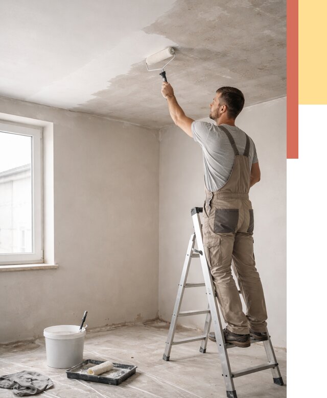 Грунтовка потолка в Туле от 2542 руб. — быстро и недорого | ОТДЕЛОЧНИК-Тул