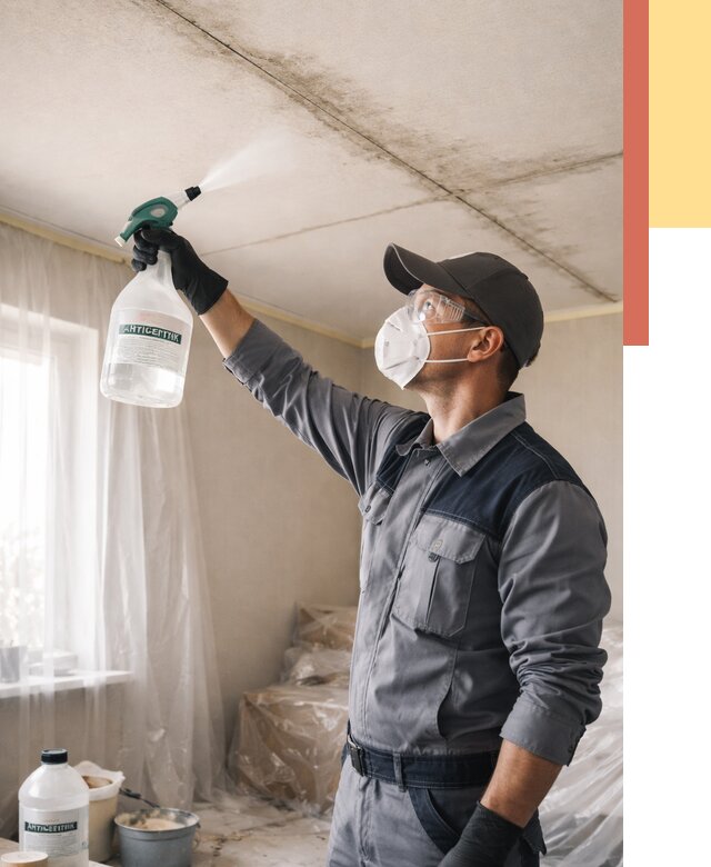 Антисептическая обработка потолка в Туле от 2542 руб. | ОТДЕЛОЧНИК-Тул