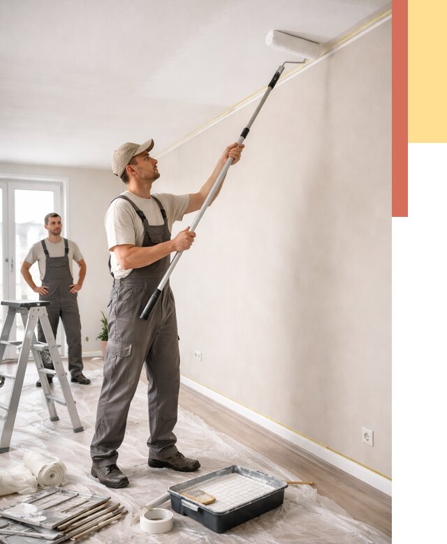 Покраска потолка из гипсокартона в Туле от 4576 руб./м2 — услуги под ключ | ОТДЕЛОЧНИК-Тул