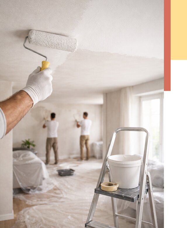 Покраска потолка акриловой краской в Туле от 2542 руб. | ОТДЕЛОЧНИК-Тул