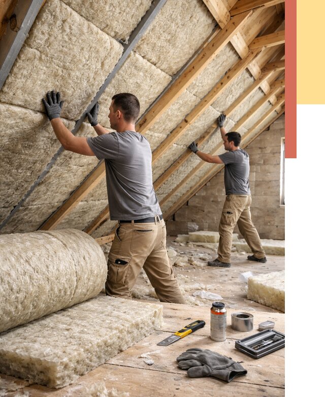 Утепление потолка минватой в Туле от 1475 руб. — быстро и недорого | ОТДЕЛОЧНИК-Тул