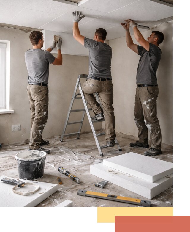 Утепление потолка пенопластом в Туле быстро и качественно